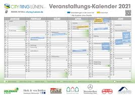 Schulferien kalender nrw nordrhein westfalen 2021 mit. City Ring Veranstaltungskalender 2021 Cityring Lunen