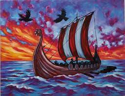 Norse Mythology Art Viking Ship