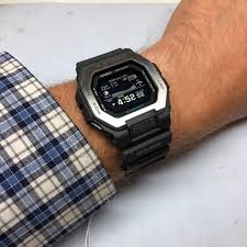 Great savings & free delivery / collection on many items. Casio G Shock G Lide Gbx 100 1 Black Surfer Men S Tide Surf Watch Nagi Jewelers