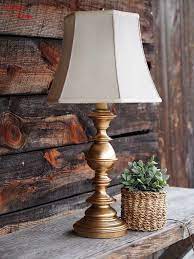 Painting a plain desk lamp in gold. 20 Diy Lamp Ideas To Light Up Your Decor