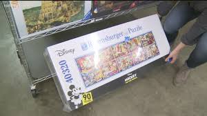 World record puzzle 40.320 pieces from ravensburgerthe world largest puzzle by ravensburger puzzle from germany. Dana Dean Visits The Largest Jigsaw Puzzle Store In The World Ksdk Com