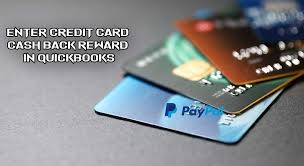 credit card cash back rewards in quickbooks