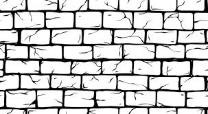 Brick White Wall Seamless Pattern Old