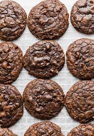 fudgy brownie mix cookies salt baker