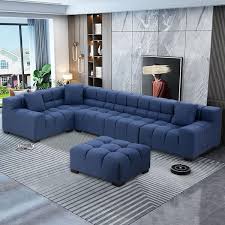 Seater Sectional Sofa With Ottoman