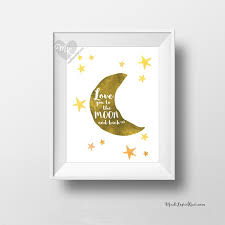 Typography Quote Gold Wall Art