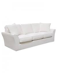 maison 3 seater sofa linara white