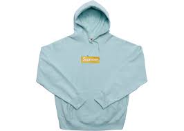 Spongebob squarepants supreme logo pullover hoodie. Supreme Box Logo Hooded Sweatshirt Fw17 Ice Blue Fw17