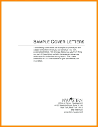 Basic Cover Letter Template Simple Cover Letter Format