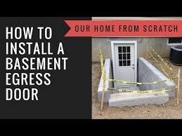 How To Install A Basement Egress