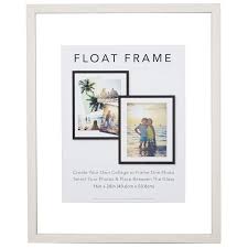 White Linear Profile Float Frame 16x20