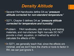 Ppt Aviation Weather Hazards Density Altitude Powerpoint