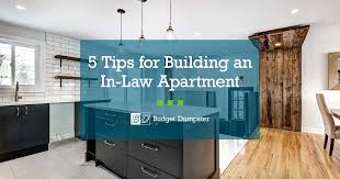 5 Tips For Building An In Law Suite