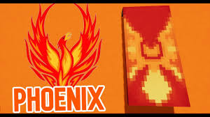 a phoenix banner in minecraft