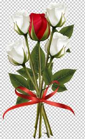 flower bouquet rose red png clipart