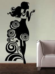 Buy Rosy Girl Wall Art Black