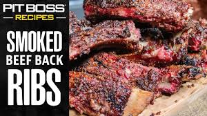 smoked beef back ribs pit boss grills