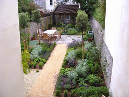 garden design ideas long narrow gardens