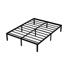 tall metal platform full bed frames