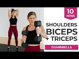 shoulder bicep and tricep workout