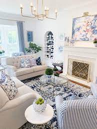 the best blue and white area rugs