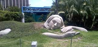 Orlando Fl Half Buried Giant Woman