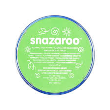 snazaroo clic face paint 18ml lime