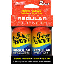 5 hour energy energy shot regular