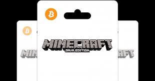 minecraft java edition gift card
