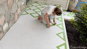 How To Repaint A Painted Concrete Porch
