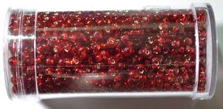 Gutermann Creativ Seed Beads Size 9 0 28 Gram Tub Red Highest Quality