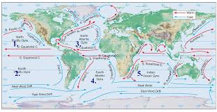 Pin By Mary Cate Bernal On Work Ideas Ocean Currents Map