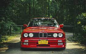 hd wallpaper bmw e30 m3 red tuning
