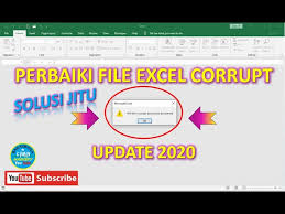 Cara mengatasi file excel corrupt and cannot be opened 2020. Cara Mengatasi File Excel Corrupt And Cannot Be Opened 2020 Youtube