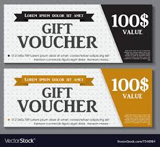 gift voucher template with sle text