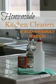 eco friendly homemade kitchen cleaners