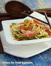chinese stir fried vegetables