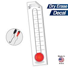 Buy Dry Erase Fundraising Goal Thermometer In Cheap Price On