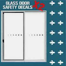 Glass Door Hazard Protection Decal