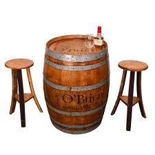 whiskey barrel pub table from cky