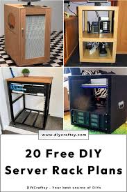 20 Free Diy Server Rack Plans Diy Crafts