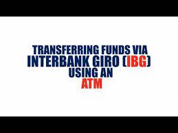 Free yourself of mundane tasks like issuing cheques and standing in line. Transferring Funds Via Interbank Giro Ibg Using An Atm Youtube