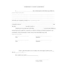 Temporary Custody Letter Example Image Titled Write A Guardianship