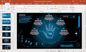 Animated Futuristic Powerpoint Template