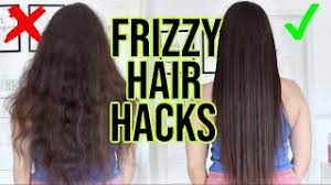 frizzy hair 8 hair hacks