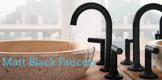 matte black vessel sink faucets