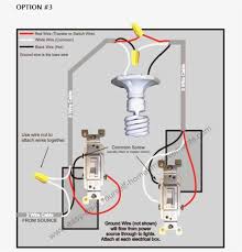How to control a light from two switches. 3 Way Wiring Diagram Options Lighting Circuits For Dummies For Wiring Diagram Schematics