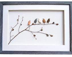 Pebble Art Love Birds Romantic Gift