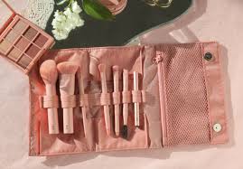 3ce stylenanda pink mini brush makeup tools brush kit pouch set 7 pcs