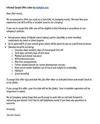 10 free job offer letter templates word
